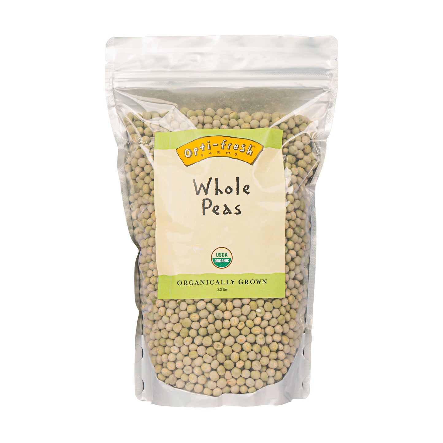 Opti-fresh® Farms Whole Peas – 3.0 lbs (USDA Organic)