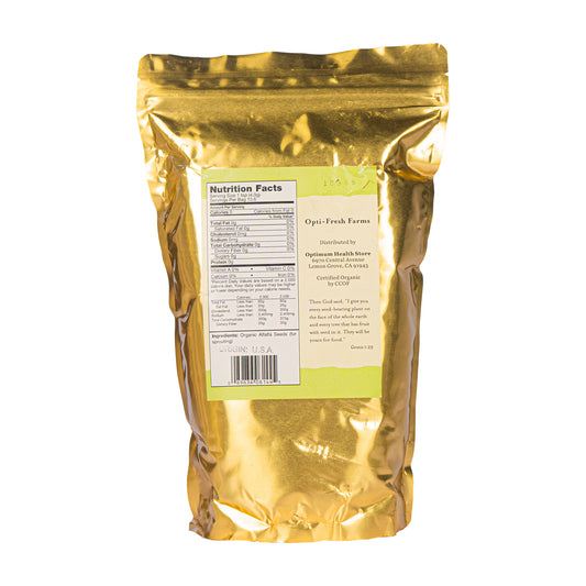 Opti-fresh® Farms Alfalfa Seeds – 3.0 lbs (USDA Organic)