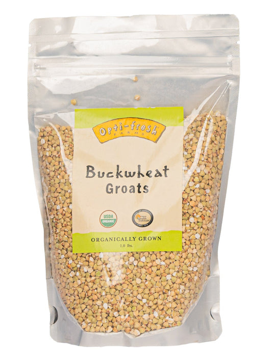 Opti-fresh® Farms Buckwheat Groats – 1 lbs (USDA Organic)