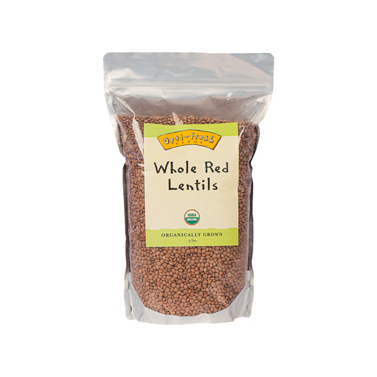 Opti-fresh® Farms Whole Red Lentils – 3.0 lbs (USDA Organic)